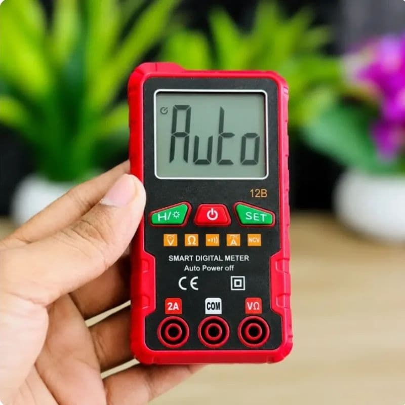 12B Smart Digital Multimeter 4000 Count Auto Range NCV AC/DC Voltage Tester