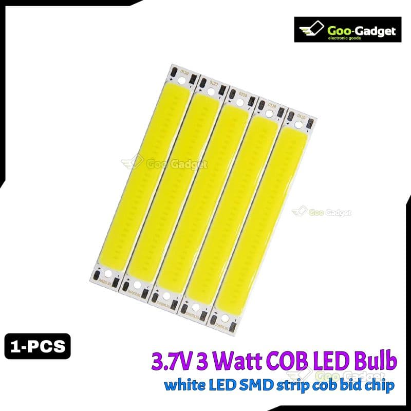 3.7V 3-Watt COB LED Light Bulb | Cool White Aluminum Base LED for DIY, Automotive & Portable Lighting