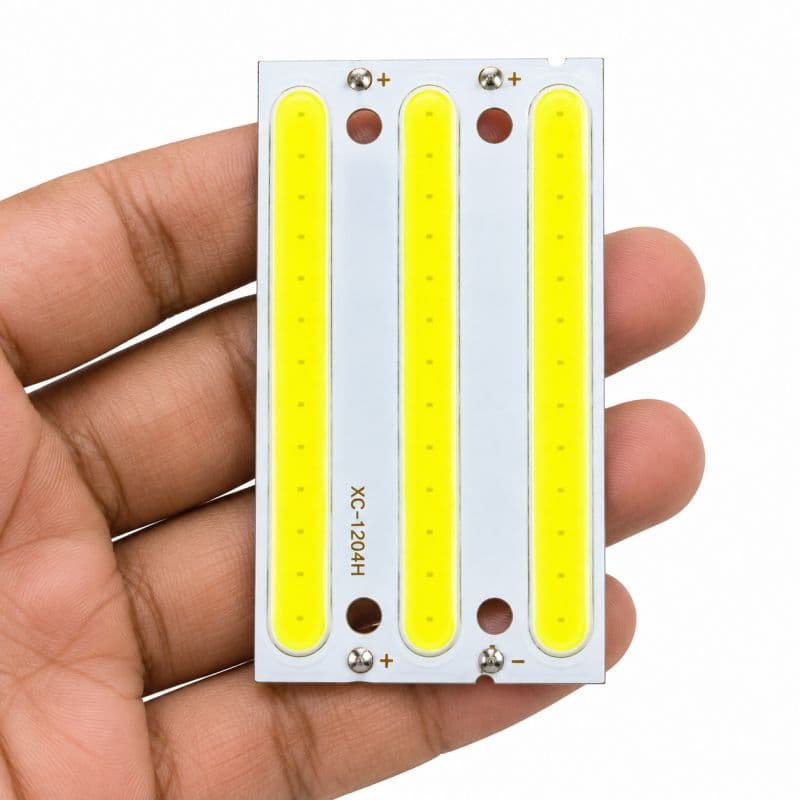25W 4V COB LED Light | Super High Brightness Triple Strip LED Module for DIY Lighting