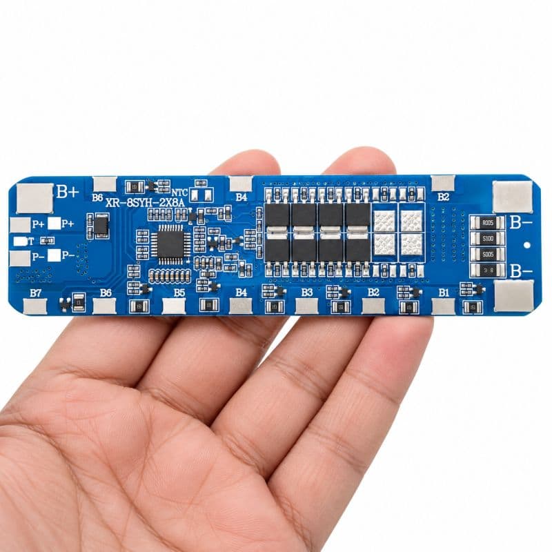 8S 24V 20A LiFePO4 BMS Protection Board | 8S Battery Management with Balance Function