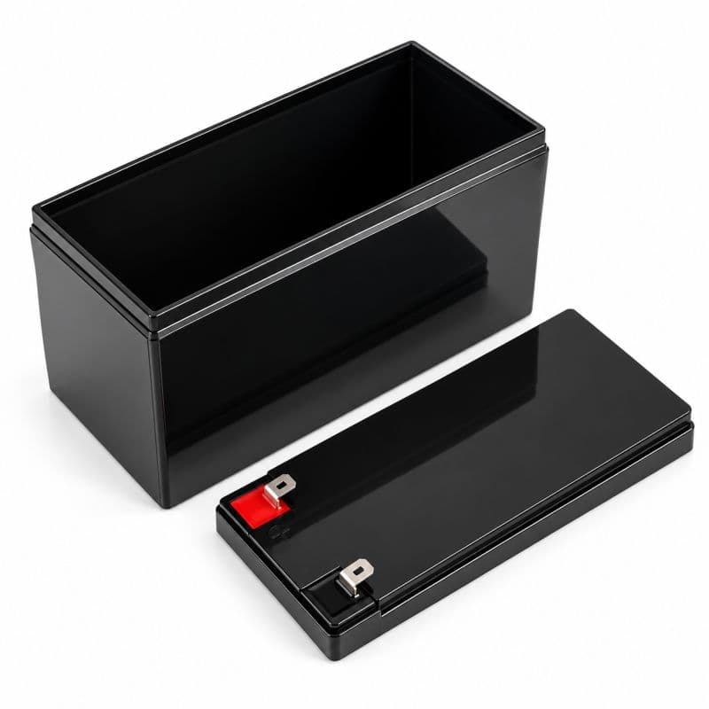12V 21-Cell 18650 Battery Pack Case | 3S7P 12.6V DIY Battery Storage Box with Heavy-Duty Metal Terminals