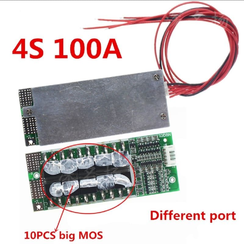 12V 100A 4S LiFePO4 BMS Battery Protection Board for UPS & Energy Storage