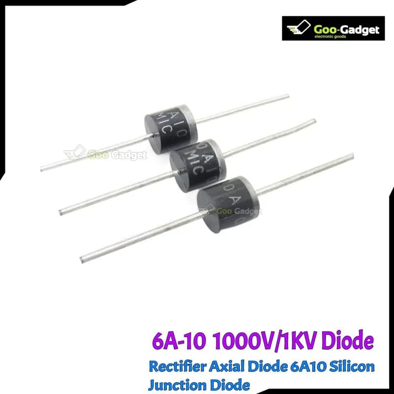 6A10 6A 1000V General Purpose Rectifier Diode Axial Silicon Diode