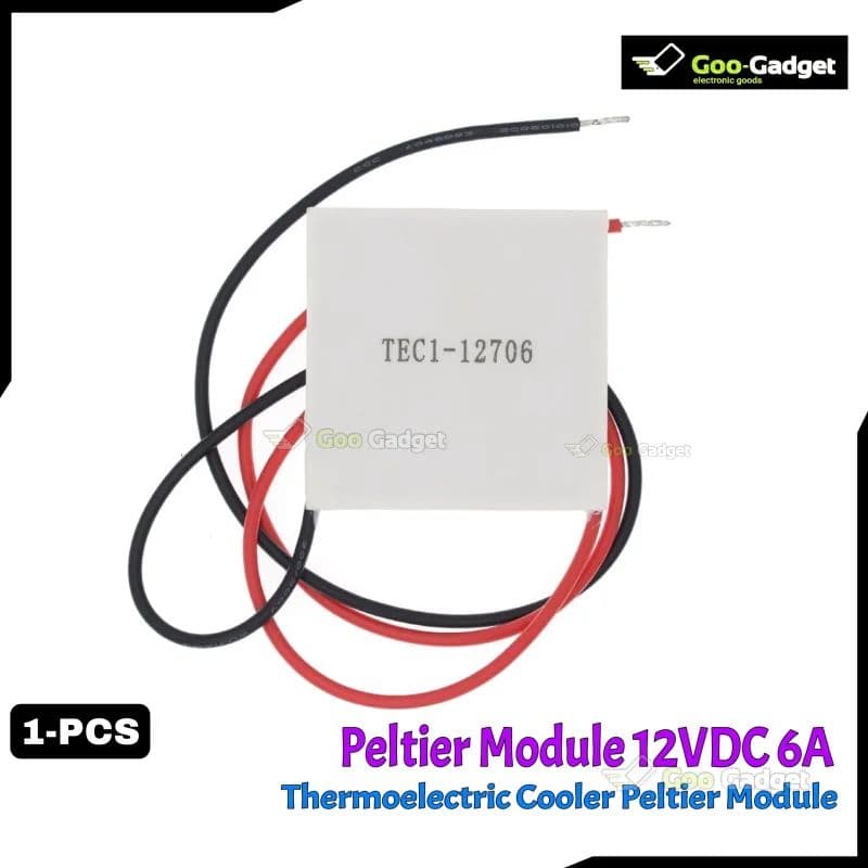 12V 6A TEC1-12706 Peltier Cooling Module 72W Thermoelectric Cooler