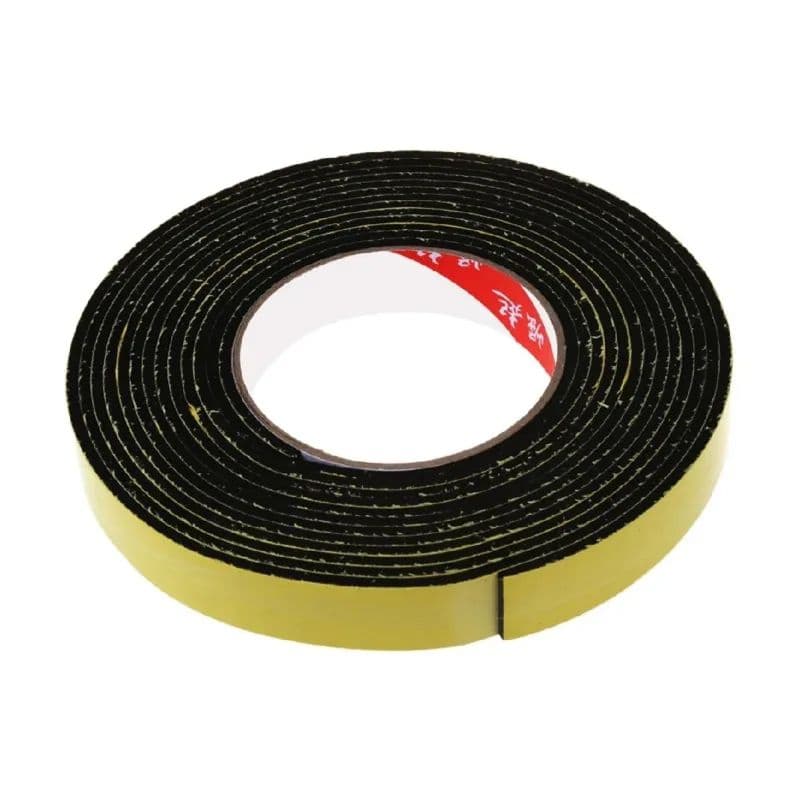 20mm × 3mm Double-Sided Black Foam Adhesive Tape for Mounting & DIY