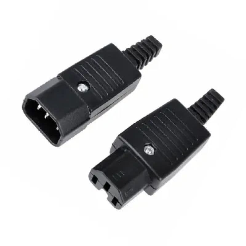 IEC BX-09 BX-10 Rewireable Inline Socket Plug Connector 250V 10A