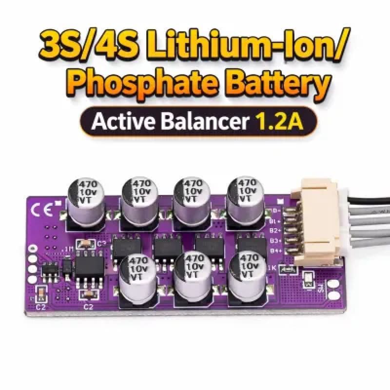 3S 4S 1.2A Active Balancer Module | Capacitive Lithium Battery Equalizer S0334