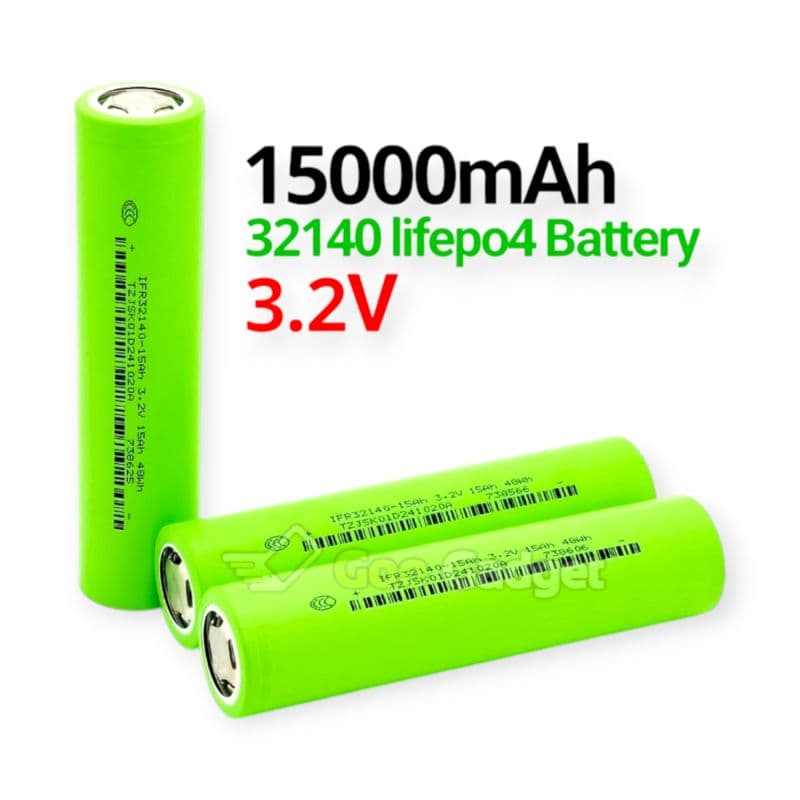 IFR32140 3.2V 15Ah LiFePO4 Battery Cell | 15000mAh Rechargeable Lithium Iron Phosphate
