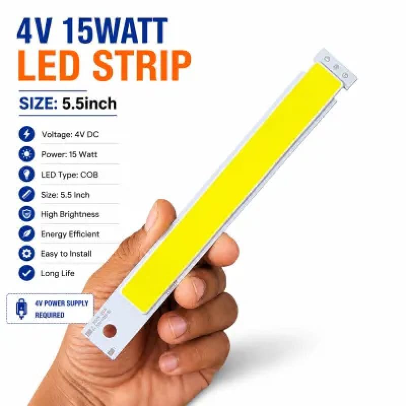 4V 15W COB LED Strip Light | 5.5 Inch High Brightness LED Module
