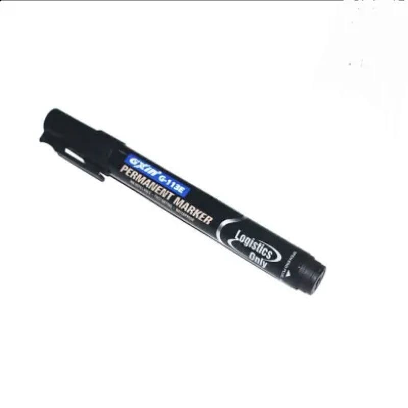 GXin G-113E Refillable Permanent Marker Pen | Black Oil-Based Ink