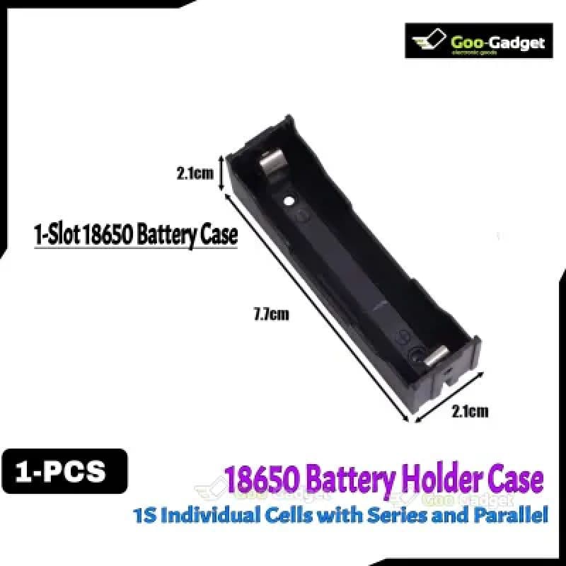 1× 18650 Battery Holder | Individual Cell PCB Mount Holder for Series & Parallel Connection