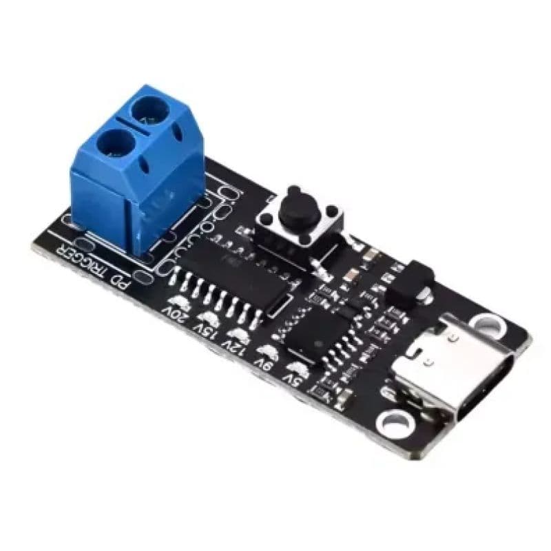 100W USB Type-C PD QC Fast Charge Trigger Board | Adjustable Voltage Decoy Module