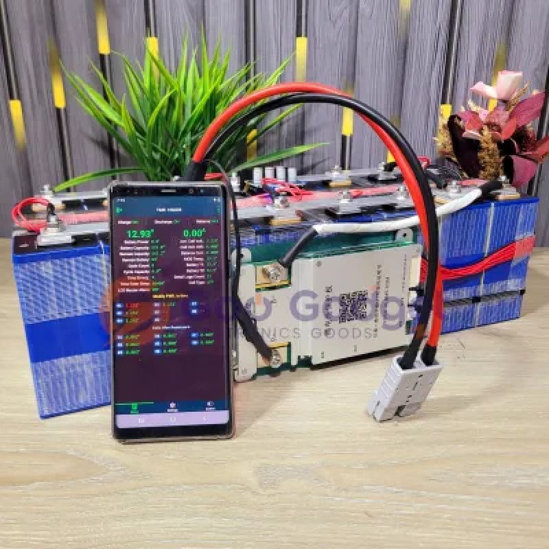 12V 228Ah LiFePO4 Prismatic Battery Pack | JK 100A Smart BMS with 1A/6A Active Balancer