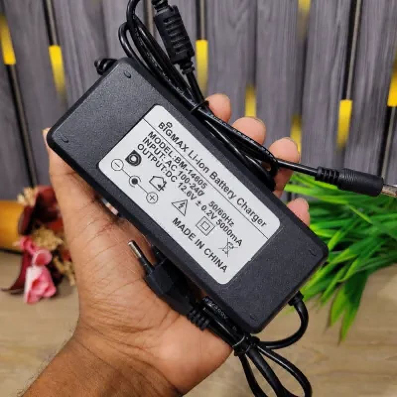 12.6V 5A Li-ion Battery Charger | BIGMAX 3S Lithium Battery Charger for E-Bike & DIY Projects