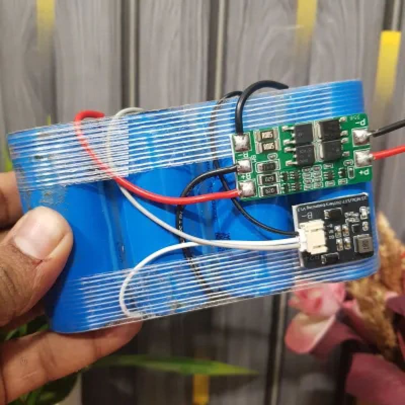 6V 10Ah LiFePO4 Rechargeable Battery Pack | 32700 2S4P with 10A Balance BMS & 1.2A Active Balancer | Reconditioned