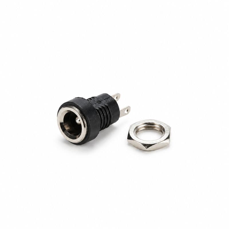 5.5×2.1mm DC Female Panel Mount Power Jack | DC Barrel Socket Connector