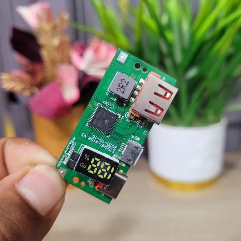 22.5W IP5358 Fast Charging Power Bank Circuit Module with Digital Display