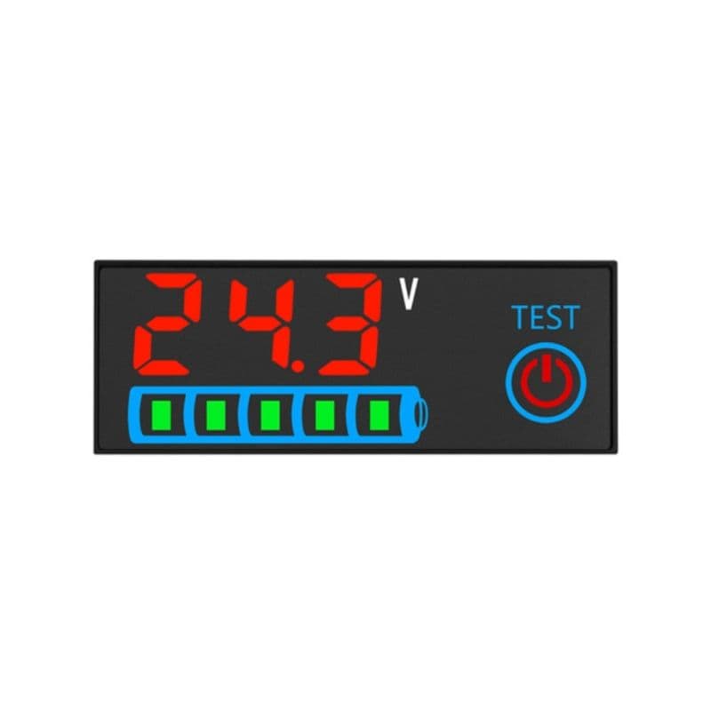 DC 7–55V JX-4615N-A2 Smart Battery Level Indicator LCD Voltage Capacity Meter