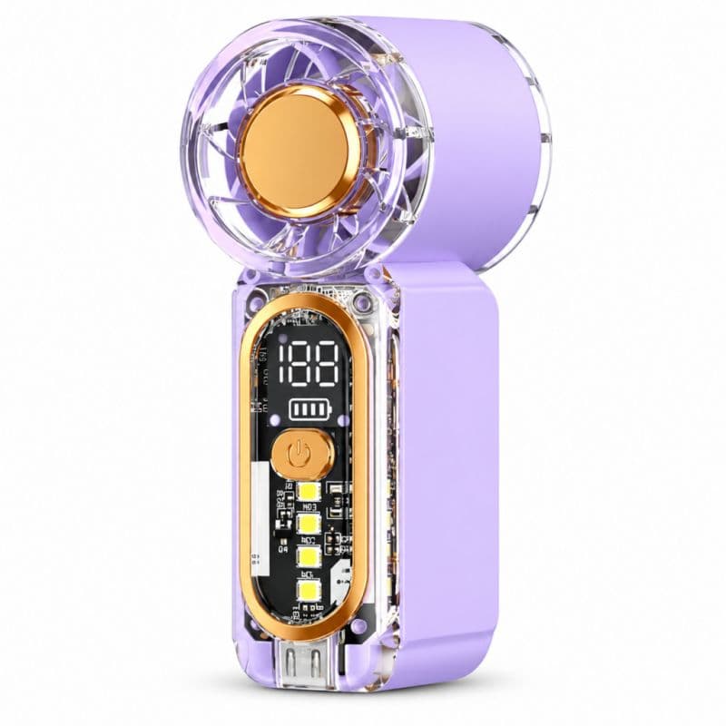 X699 USB Rechargeable Mini Portable Fan with 100-Speed Control