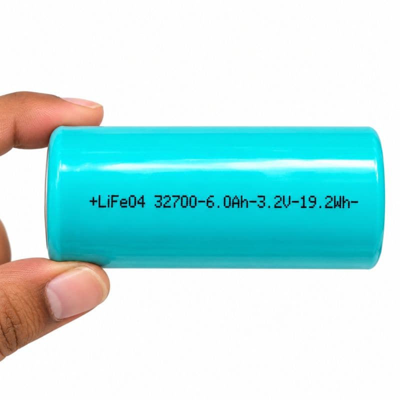 3.2V 6000mAh IFR32700 LiFePO4 Battery Cell | 12A High Current Rechargeable Battery