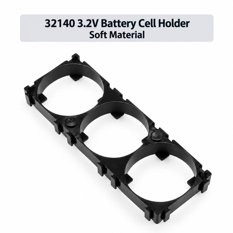 32140 Soft Flexible Battery Cell Spacer Holder 1×3 for DIY Battery Pack