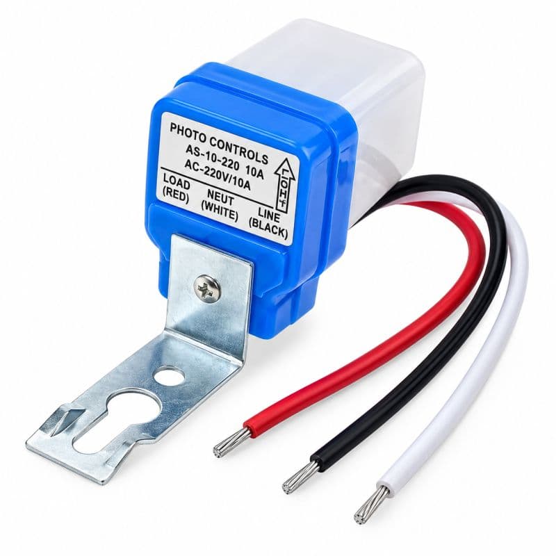 Automatic Photocell Light Switch AC 85V-265V 10A 2200W Street Lamp Controller