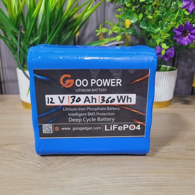 12V 30Ah LiFePO4 Battery Pack with 4S 50A 1.2A Active Balancer BMS_img_0