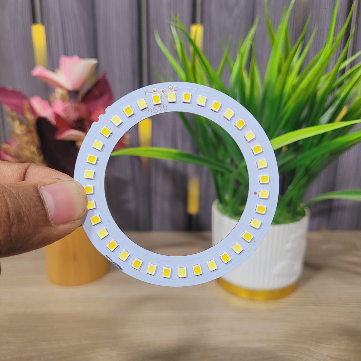 4V 10W Dual Color Ring LED Light Module White + Warm White