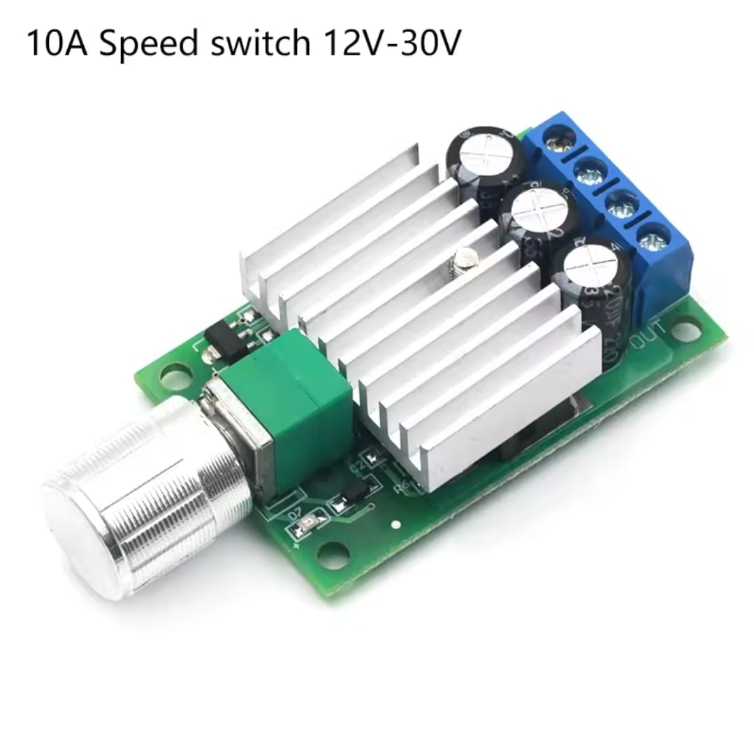 12V-30V 10A  DC PWM Motor Speed Controller Adjustable Speed Regulator Module