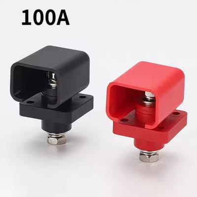 Pcs 100A High Current Energy Storage Battery Terminal Block Connector Set_img_2