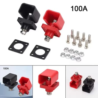 Pcs 100A High Current Energy Storage Battery Terminal Block Connector Set_img_3