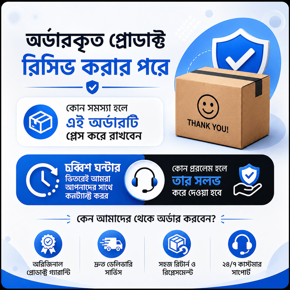 After Sales Support Service Order / আফটার সেলস সাপোর্ট সার্ভিস অর্ডার
