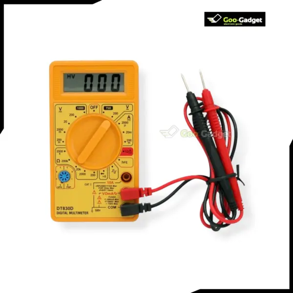 DT830D Professional Digital Multimeter for Voltage Current Resistance Diode Testing Applications