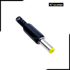 DC Barrel Power Jack Connector 5.5mm x 2.1mm Male Panel Mount Power Adapter