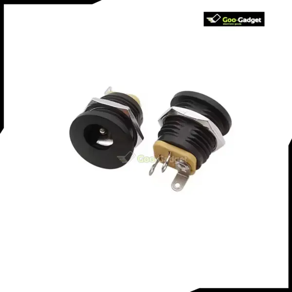 DC Female Jack Power Socket 5.5 x 2.1mm Panel Mount Connector Adapter