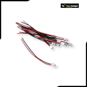 JST 1.25mm Pitch 2-Pin Connector Wire Cable Single End for Electronics