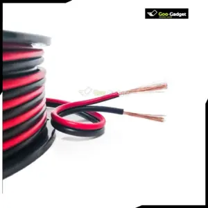 Red and Black PVC Insulated Speaker Cable 0.25mm Copper Wire for AC Electronics