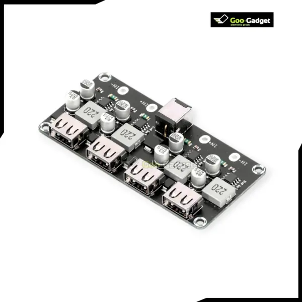 4-Channel QC3.0 USB Buck Converter DC-DC Step-Down Fast Charging Circuit Board Module