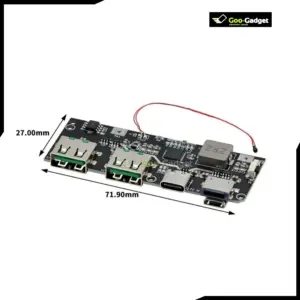 QC4.0 QC3.0 LED Dual USB Mobile Power Bank Module 5V 4.5A Fast Charging