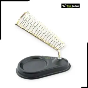 Heat Resistant Soldering Iron Rest Stand for Safe Circuit Repair and Electronics Work
