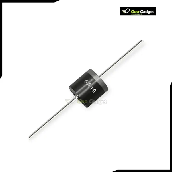 6A10 1000V 6A General Purpose Axial Silicon Junction Rectifier Diode for Projects