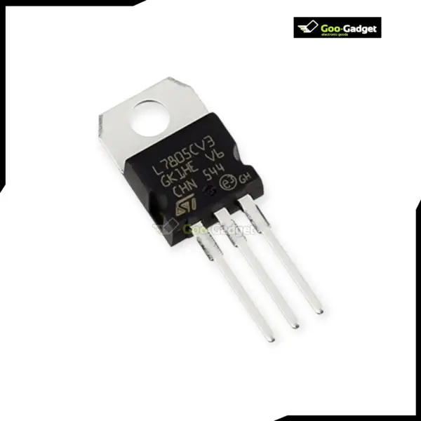 L7805-CV Voltage Regulator IC 5V 1.5A 3-Pin Linear Voltage Regulator for Electronics