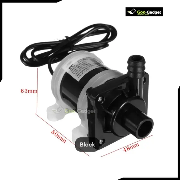 Waterproof Mini Submersible DC 12V 8W Water Pump for DIY Electronics and Hobby Projects