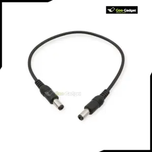 Dual Male Pin Power Cable 2.1mm x 5.5mm for WiFi Router ONU 20-Inch