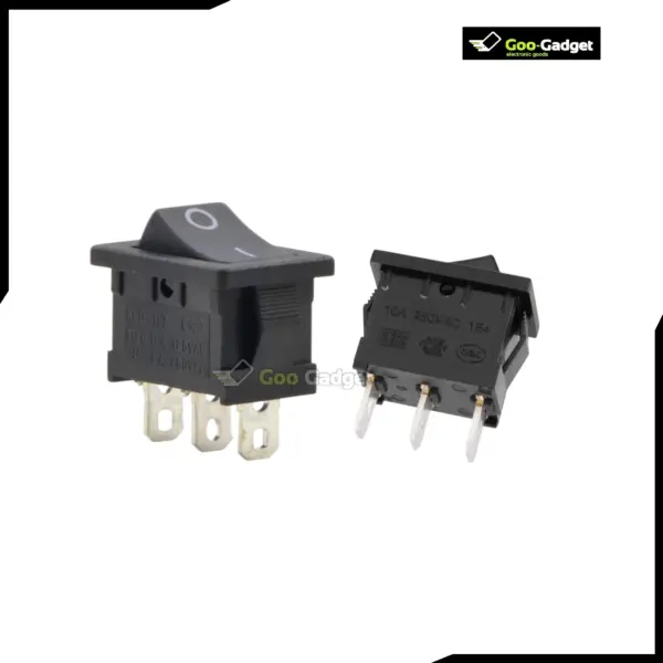 Rocker Switch 3-Pin 6A 250V SPDT Two Position ON/OFF Micro Boat Power Switch