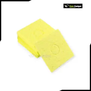 Soldering Iron Cleaning Sponge High Temperature Resistant Yellow Color Pad