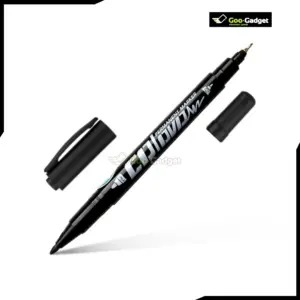 Gxin G-107 Long-Lasting Black Permanent Marker Pen for Writing Labeling Drawing