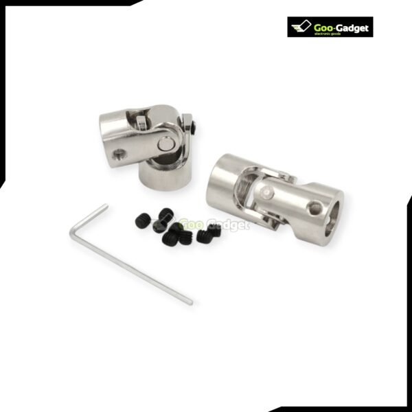 775 Motor Shaft Connector 5mm to 3mm Stainless Steel Coupler for DIY Robotics and Electronics