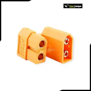 XT60 Male and Female Connector Plug Set for Batteries RC Vehicles and Electronics Projects
