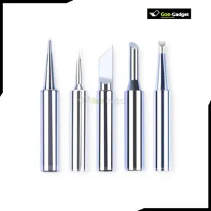 5-Piece Pure Copper Soldering Iron Tip Set for Koocu V900 V501 V90OC XCY908 Models